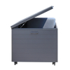 All-Weather Powder-Coated Aluminum Outdoor Deck Cushion Storage Box Container Chest Cabinet Furniture GC-04
