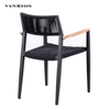 Weather-Resistant Garden Dining Chair Low-Maintenance Metal Patio Furniture MB4062