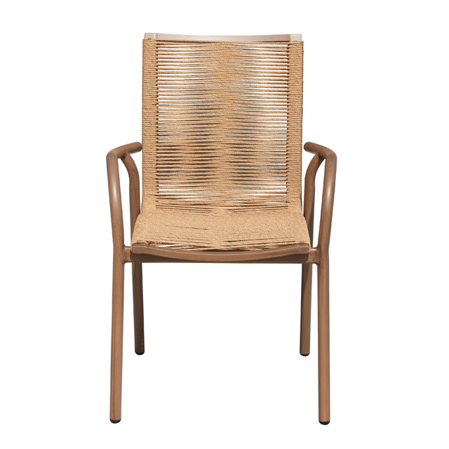 Heavy-Duty All-Weather Outdoor Patio Chair for Hotel Garden and Dining Venues