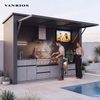 Corrosion-Resistant Marine-Grade Aluminum BBQ Kitchen Pod with Integrated LED Lighting