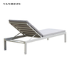 UV Resistant Heavy Duty Outdoor Aluminum Frame Sling Sun Lounge Chair for Hotel Pool and Resort MB4081