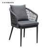 Corrosion-Resistant Outdoor Garden Dining Set with Wood-Look Aluminum Slatted Tabletop MB4079