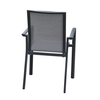 Space-Saving Stackable Commercial Outdoor Chair with Aluminum Frame