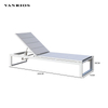 Powder Coated Aluminum Sun Lounger Quick Dry Foam Chaise Lounge Poolside Garden Patio Furniture MB4103 