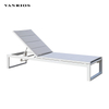 Powder Coated Aluminum Sun Lounger Quick Dry Foam Chaise Lounge Poolside Garden Patio Furniture MB4103 