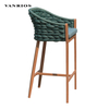 Heavy-Duty Aluminum Frame Breathable Mesh Sling Commercial Terrace Bar Chair Seat BY4121