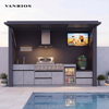 Corrosion-Resistant Marine-Grade Aluminum BBQ Kitchen Pod with Integrated LED Lighting
