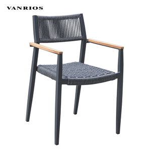 Weather-Resistant Garden Dining Chair Low-Maintenance Metal Patio Furniture MB4062