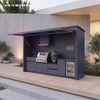 Remote-Control Electric Hydraulic Door Outdoor BBQ Pod with Integrated LED Lighting