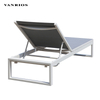 Powder Coated Aluminum Sun Lounger Quick Dry Foam Chaise Lounge Poolside Garden Patio Furniture MB4103 