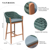 Heavy-Duty Aluminum Frame Breathable Mesh Sling Commercial Terrace Bar Chair Seat BY4121