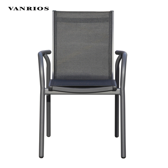 Corrosion-Resistant Stackable Outdoor Party Chair with Lightweight Aluminum Frame