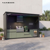 Commercial Modular Outdoor BBQ Pod with Integrated Fridge Sink and Gas Grill Cabinet